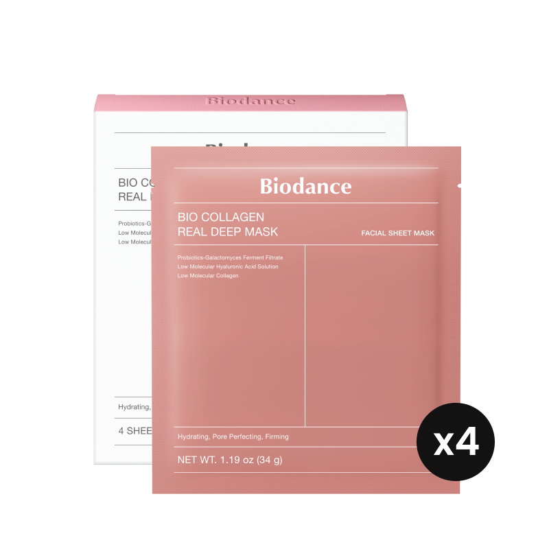 [BODP04-MEU] Biodance Bio Collagen-Real Deep Mask Pakket 4x34g